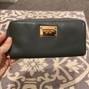 Michael Kors lambskin leather wallet